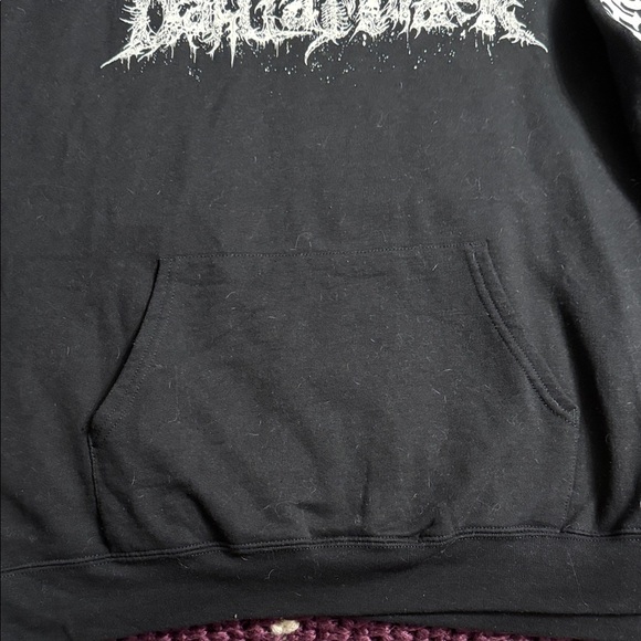 The Black Dahlia Murder - Black Graphic Hoodie with White Print - Picture 5 of 7